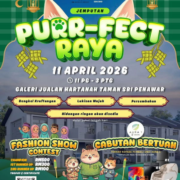 Perayaan Hari Raya Bertemakan Kucing yang Pertama: SP SAM Menjemput Anda ke Purr-fect Raya yang Hebat!